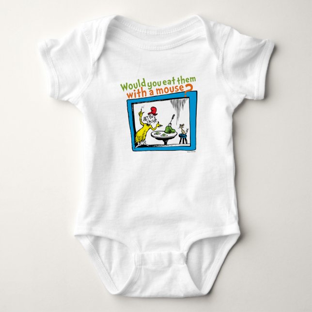Würdest du sie mit einer Maus essen? Baby Strampler (Vorderseite)