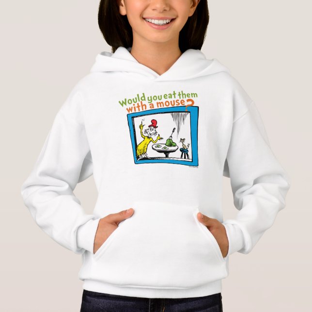 Würdest du sie mit einer Maus essen? Hoodie (Vorderseite)