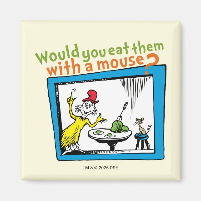 Würdest du sie mit einer Maus essen? Magnet (Vorne)