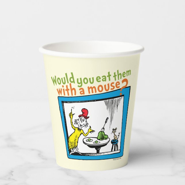 Würdest du sie mit einer Maus essen? Pappbecher (Vorderseite)