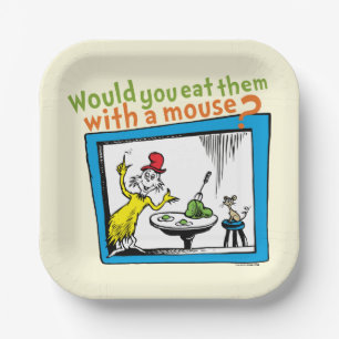 Würdest du sie mit einer Maus essen? Pappteller