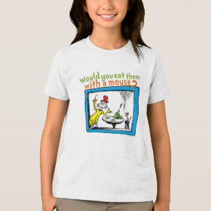 Würdest du sie mit einer Maus essen? Tri-Blend Shirt