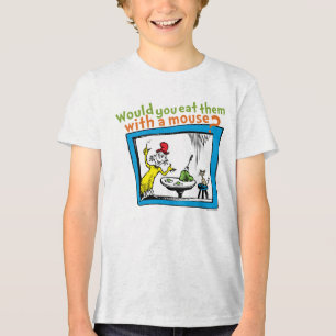 Würdest du sie mit einer Maus essen? Tri-Blend Shirt
