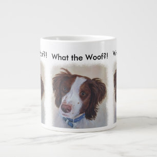 WÜRDEVOLLER AUBURN SETTER MISCHLING Jumbo-Tasse