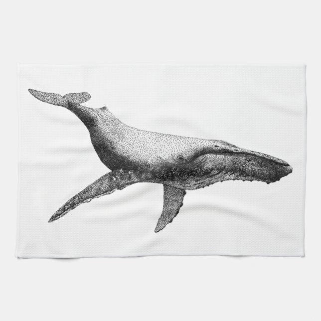 WÜRDEVOLLER BUCKEL-WAL KÜCHENTUCH (Horizontal)