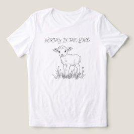 Würdig ist das Lamm Christliches religiöses T-Shir Tri-Blend Shirt