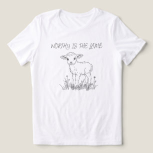 Würdig ist das Lamm Christliches religiöses T-Shir Tri-Blend Shirt