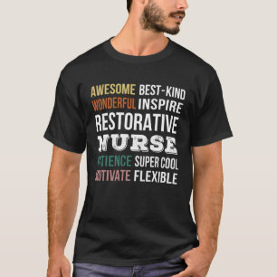 Würdigung der wiederherstellenden Pflegekraft T-Shirt