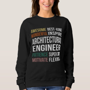 Würdigung des Architekten und Ingenieurs Sweatshirt