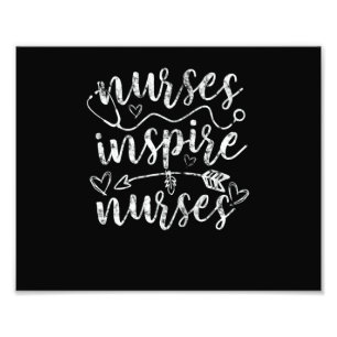 Würdigung RN Inspirieren Krankenschwestern Registr Fotodruck