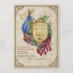 Würdigung unserer Helden-Einladung Einladung