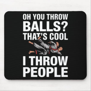 Wurf Leute Martial Arts Karate Yudo Lustig Jiu Mousepad