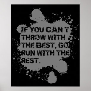Wurf mit dem Besten Poster