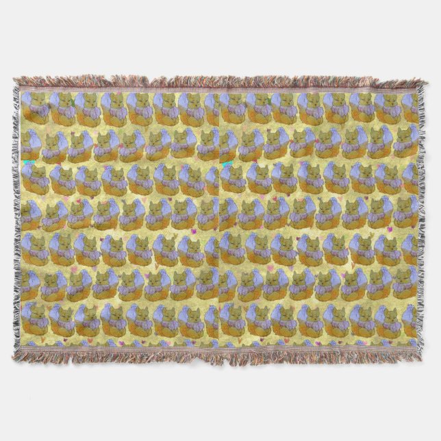 Wurfdecke Decke (Vorderseite)