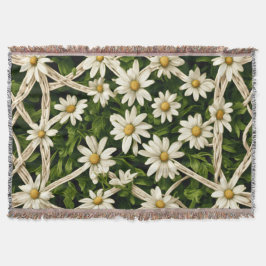 Wurfdecke Ewige Blüte Weidengeflecht Wurfdecke Decke
