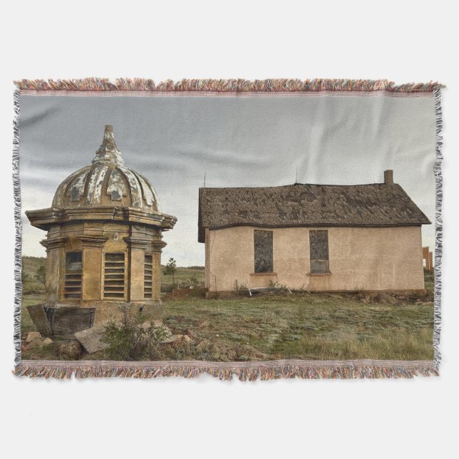 Wurfdecke mit verlassener Landschaft Decke (Vorderseite)
