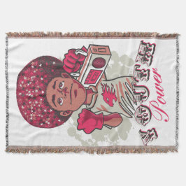 Wurfdecke – YOUTH Power Afro & Boombox Urban Decke