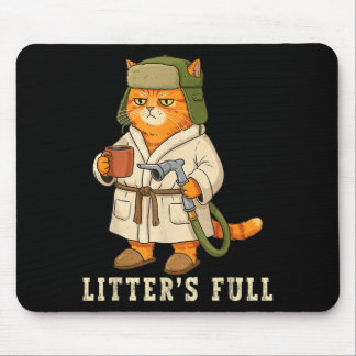 Würfe voll lustige Katze Weihnachten Gpy für Katze Mousepad
