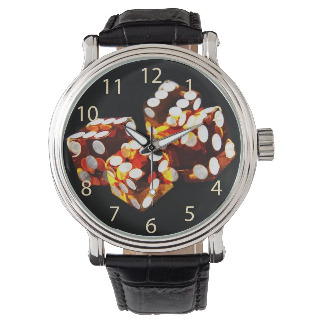 Würfel Armbanduhr (Vorderseite)