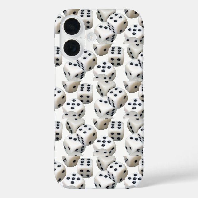 Würfel auf schwarz Case-Mate iPhone hülle (Rückseite)