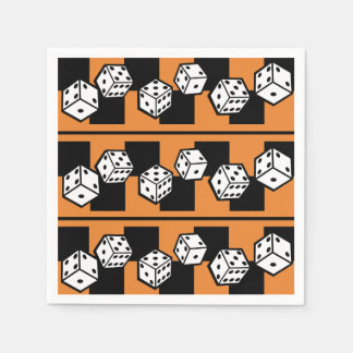 Würfel für Brettspiele, Bunco, Vegas Serviette
