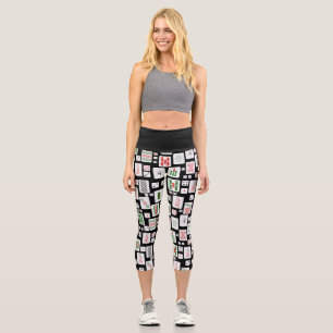 Würfel für Mahjong-Karten Capri Leggings