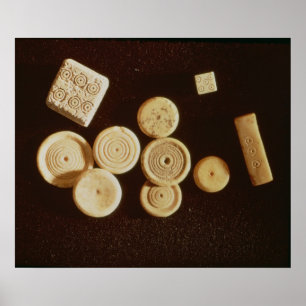 Würfel, gallorömisch poster