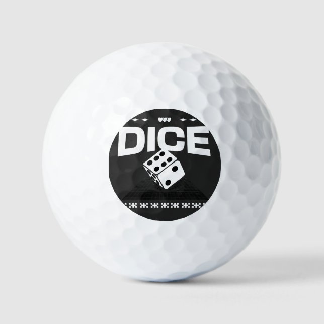 Würfel Golfball (Vorderseite)