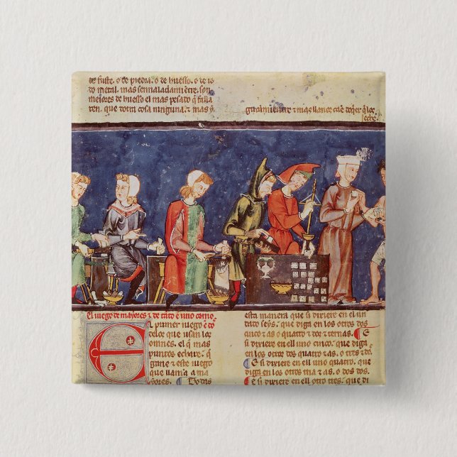 Würfel-Hersteller, vom 'Buch der Spiele Button (Vorderseite)