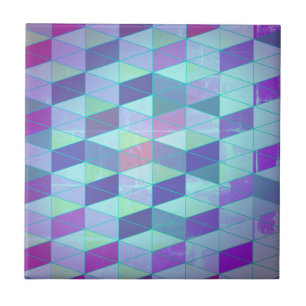 Würfel in Dreiecke geometrisches Muster Fliese