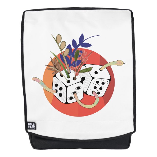 Würfel in einem parallelen Universum Rucksack (Vorderseite)