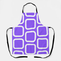 Würfel in Weiß und Violett Wurfkissen