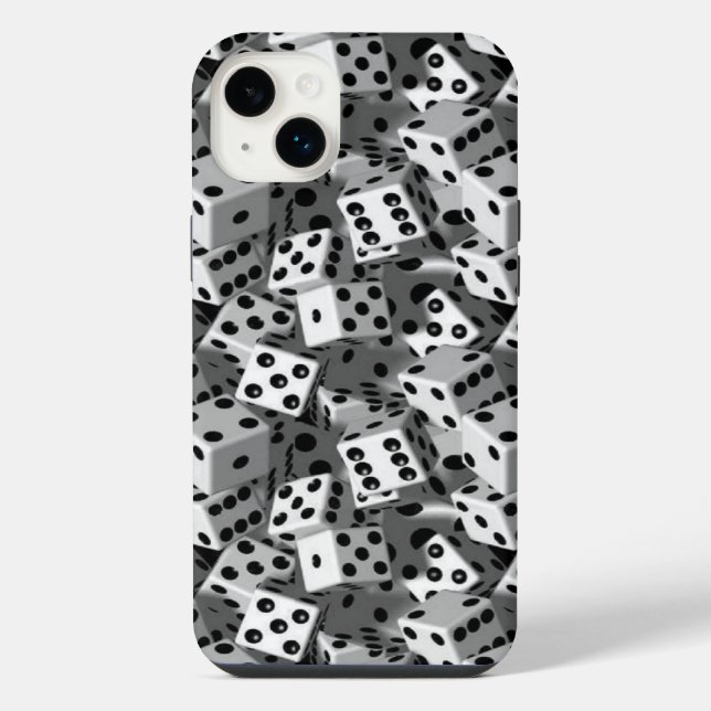 Würfel iPhone Hülle (Rückseite)