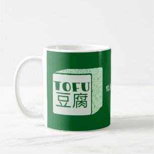Würfel japanischer Schrift Kaffeetasse
