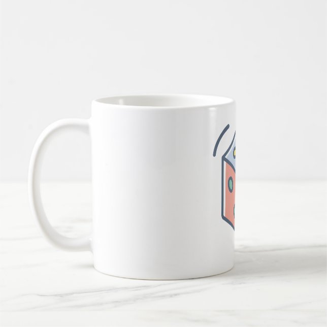 Würfel Kaffeetasse (Links)