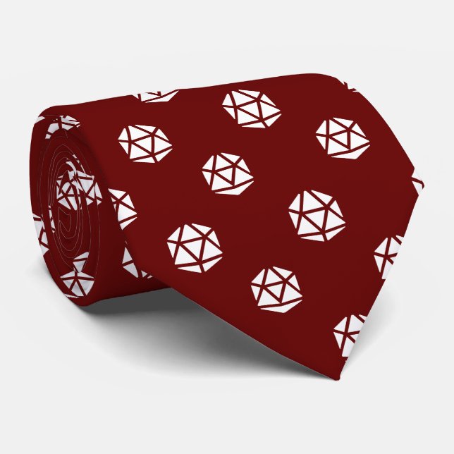 Würfel Krawatte (Gerollt)