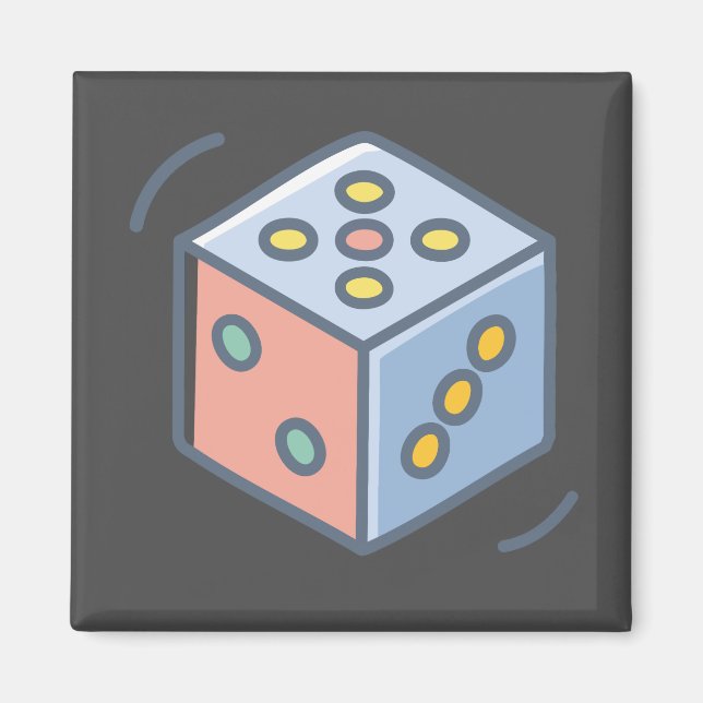 Würfel Magnet (Vorne)