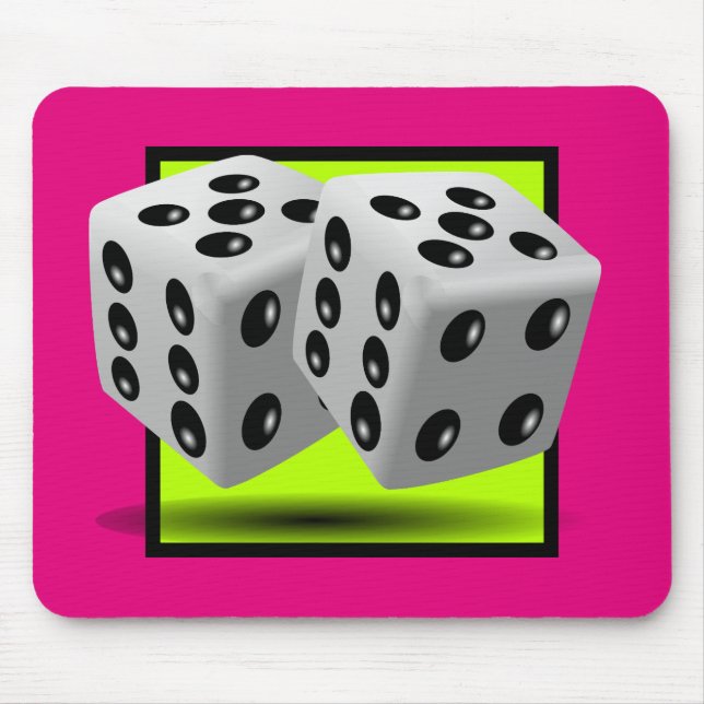 Würfel Mousepad (Vorne)