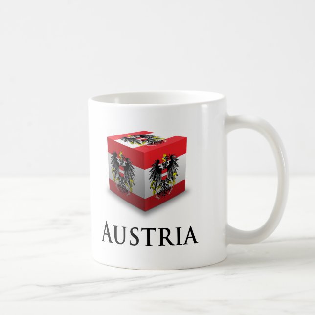 Würfel Österreich Kaffeetasse (Rechts)