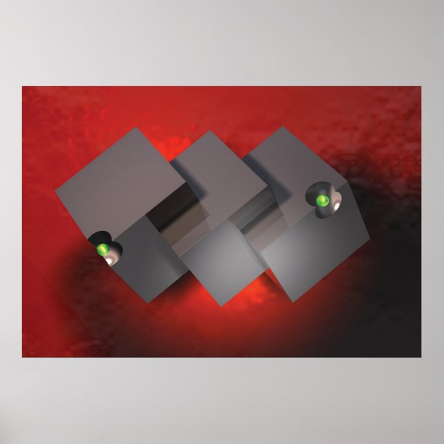 Würfel Poster (Vorne)