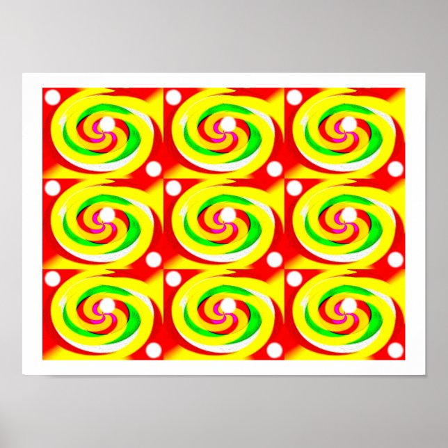 Würfel Poster (Vorne)