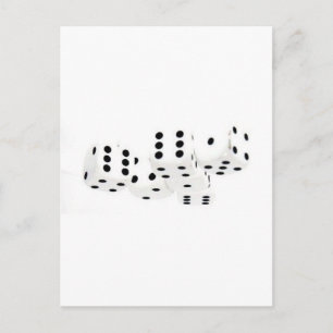 Würfel - postkarte