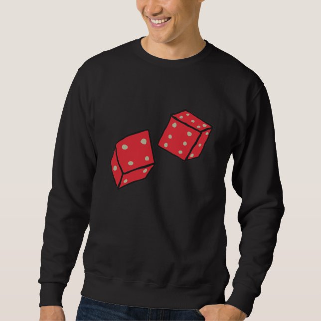 Würfel Sweatshirt (Vorderseite)