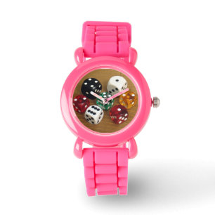 Würfel-Uhr Armbanduhr