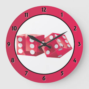 Würfel-Uhr Große Wanduhr