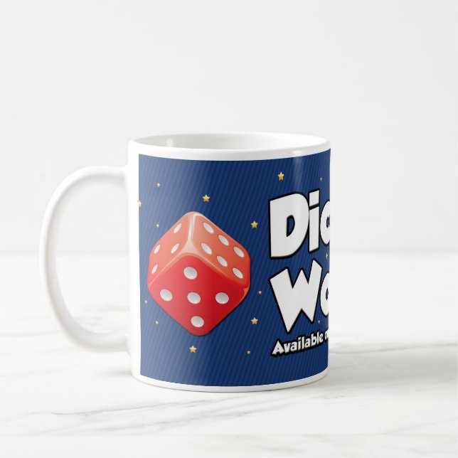 Würfel-Welt! Kaffee-Tasse *NEW Tasse (Links)