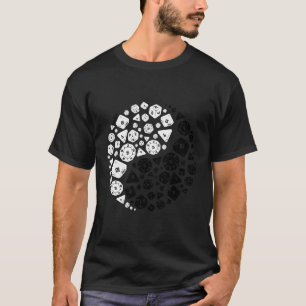 Würfel Yin Yang T-Shirt