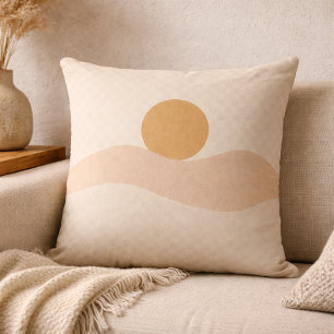 Würfelkissen mit warmer Wüsten-Glow Kissen