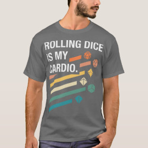 Würfeln ist mein dio Lustige RPG-Zitate T-Shirt