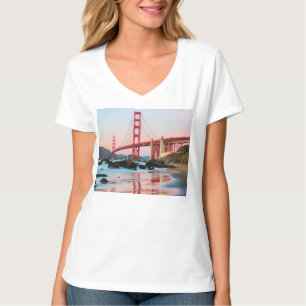Wurfkissen Golden Gate Bridge T-Shirt
